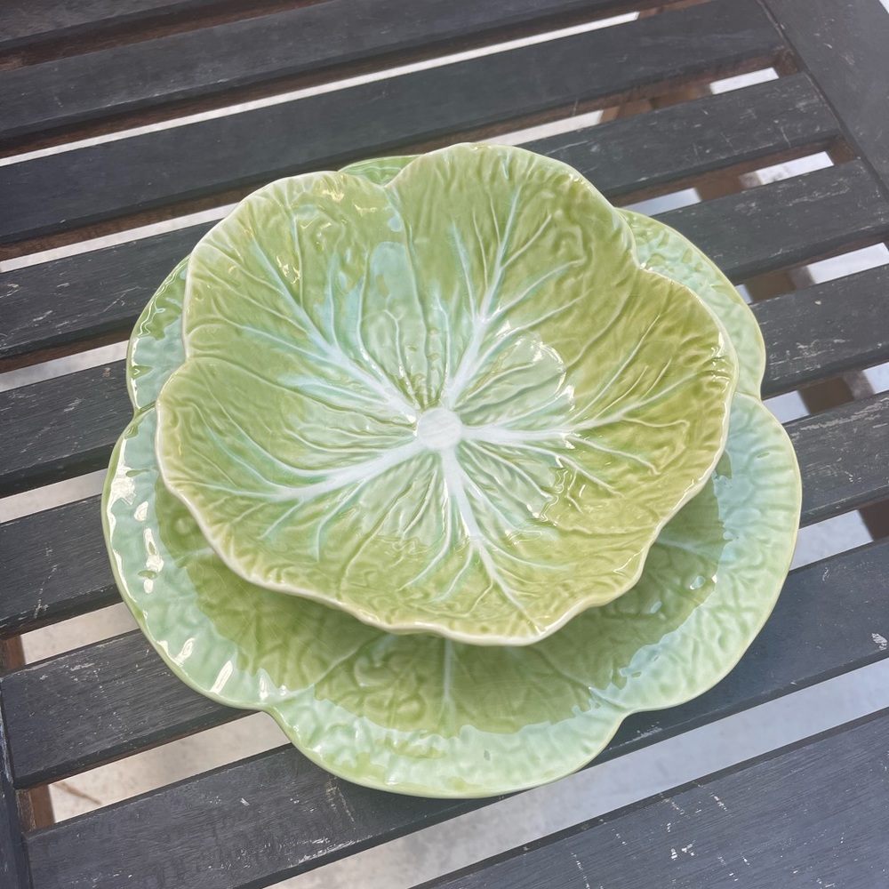 Bordallo Pinheiro cabbage set